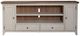 Liberty Furniture Farmhouse Reimagined Antique White/Chestnut 80" Fireplace TV Console-2