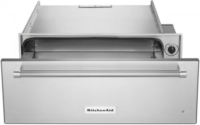 KitchenAid® 30" Stainless Steel Slow Cook Warming Drawer-2