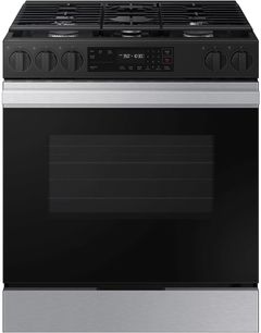 Samsung Bespoke 30" Stainless Steel Slide In Gas Range