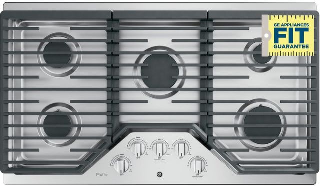 GE Profile™ 36" Stainless Steel Gas Cooktop-2