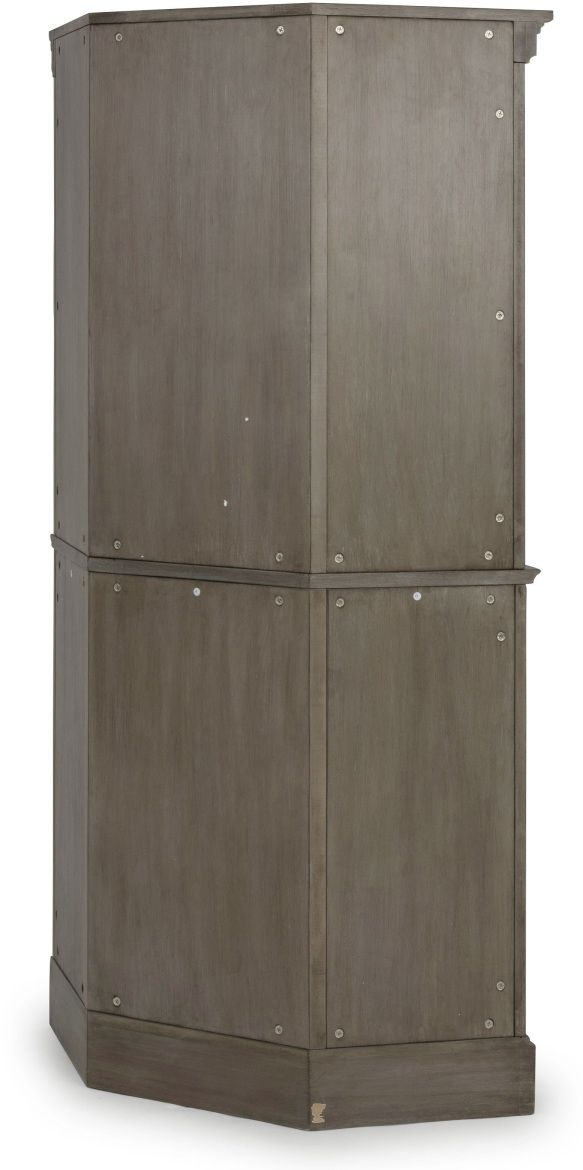 homestyles® Mountain Lodge Gray Corner Cabinet-3