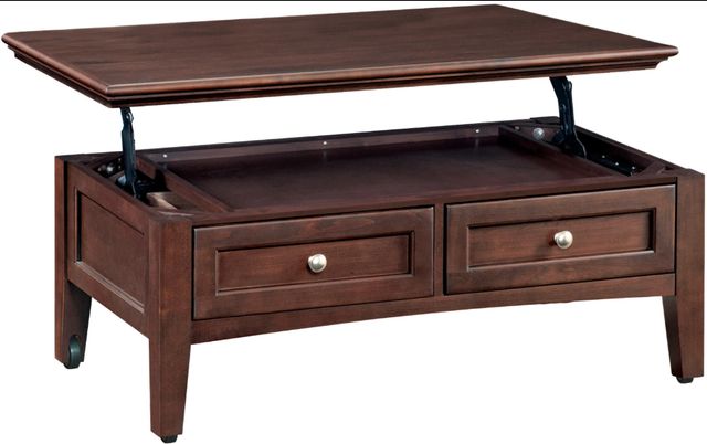 Whittier Wood® Furniture McKenzie Caffe Lift Top Coffee Table-1