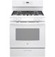 GE® 30" White Freestanding Gas Range-0