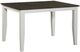 American Wholesale Furniture 5-Piece Gray Dining Set with White Base-1