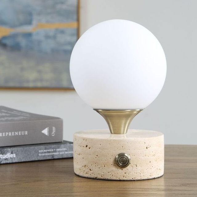 Uttermost® Abril Beige Accent Lamp-1