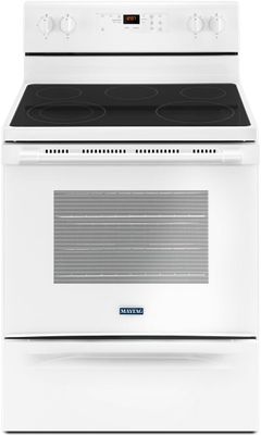 Maytag® 30" White Freestanding Electric Range