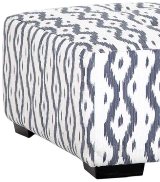 Franklin™ Journey Parga Smoke Square Ottoman-3