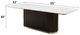 ACME Furniture Clayten White Dining Table with Espresso Base-2