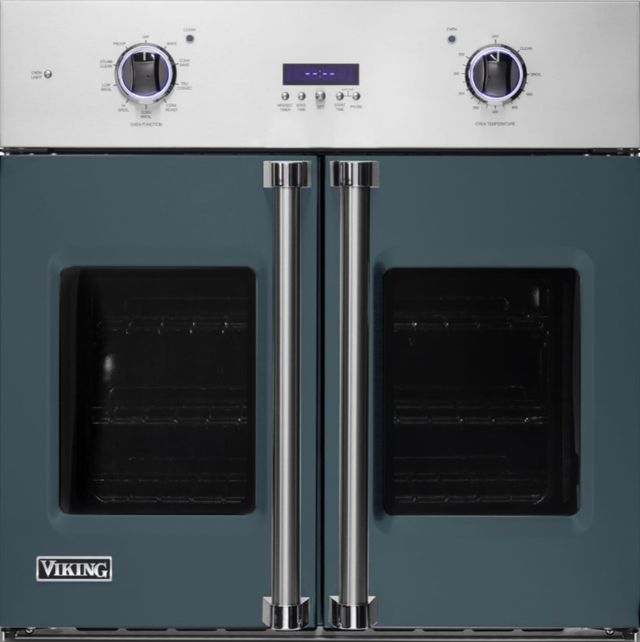 Viking® 7 Series 30" Squall Electric Single French-Door Oven-0