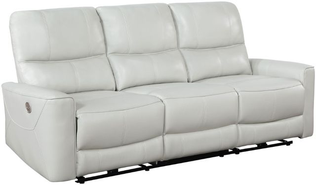 Coaster® Greenfield Ivory Upholstered Power Reclining Sofa-0
