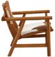Dovetail Furniture Dunbar Brown/White Occasional Chair-2