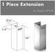 ZLINE 36" Stainless Steel Chimney Extension -1