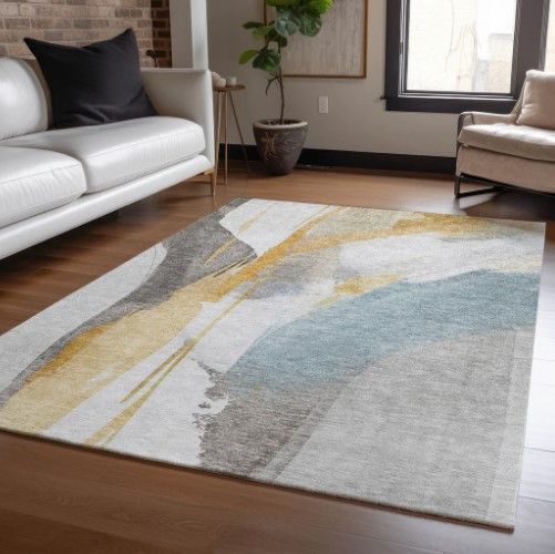 Dalyn™ Rug Company Ravenna RN7 Gold 5' x 8' Area Rug-4