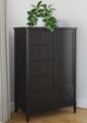 Ashley® Portdown Black Door Chest-1