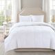 Olliix True North by Sleep Philosophy White King Level 2 Cotton Sateen White Down Comforter-0