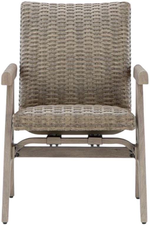 Signature Design by Ashley® Cliff Trails Beige Aluminum/Resin Outdoor Rocking Arm Chair-1