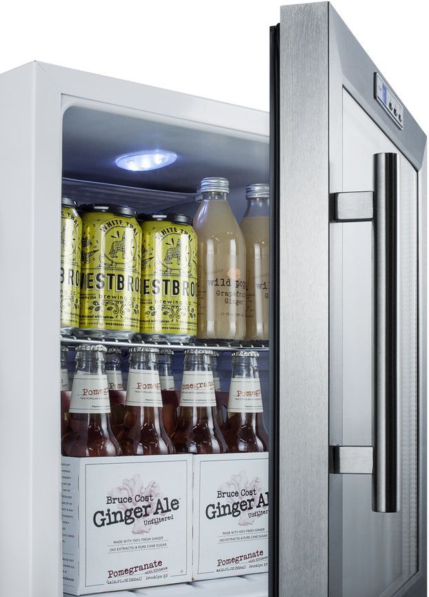 Summit® Commercial Series 1.7 Cu. Ft. Stainless Steel Beverage Center-3