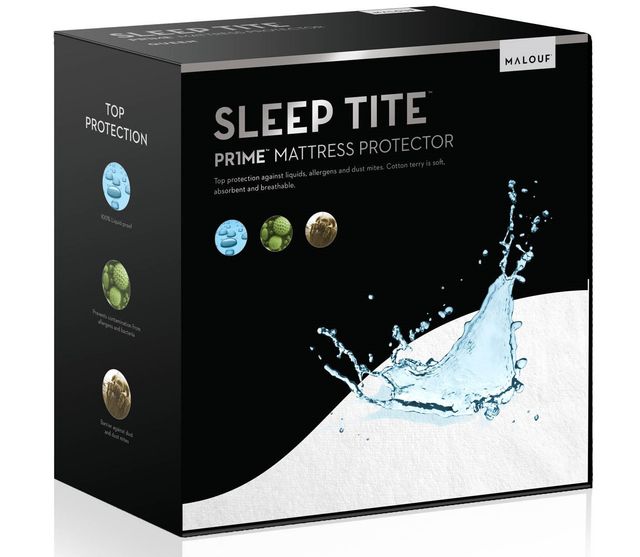 Malouf® Tite® Pr1me® Terry Twin Mattress Protector-0