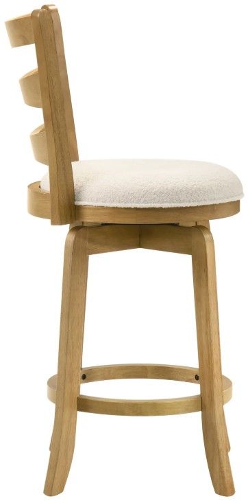 Armen Living Melindra Putty Brown/White Counter Stool-4