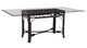 Braxton Culler Customizable Chippendale 5-Piece Antique Navy Dining Table Set-1