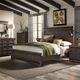 Liberty Furniture Thornwood Hills 4-Piece Rock Beaten Brown King Panel Bedroom Set-5