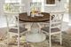 Cottage Creek Furniture Brockton Brown Dining Table with White Base-4