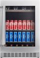 Aviva 24'' Stainless Steel Built-In or Freestanding Undercounter Beverage Center-0