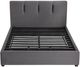 Homelegance® Aitana Graphite King Upholstered Platform Bed-4