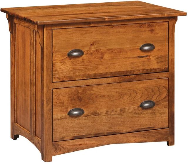 Country Classic Collection Customizable Mission 2-Drawer Lateral File Cabinet-0