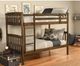 Kodiak Furniture Claire Rustic Walnut Twin Bunk Bed-0