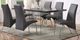 ACME Furniture Noland Gray High Gloss Dining Table with Glass Base-0