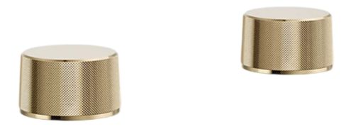KOHLER® Components® Vibrant French Gold Oyl Bathroom Sink Faucet Handles-0
