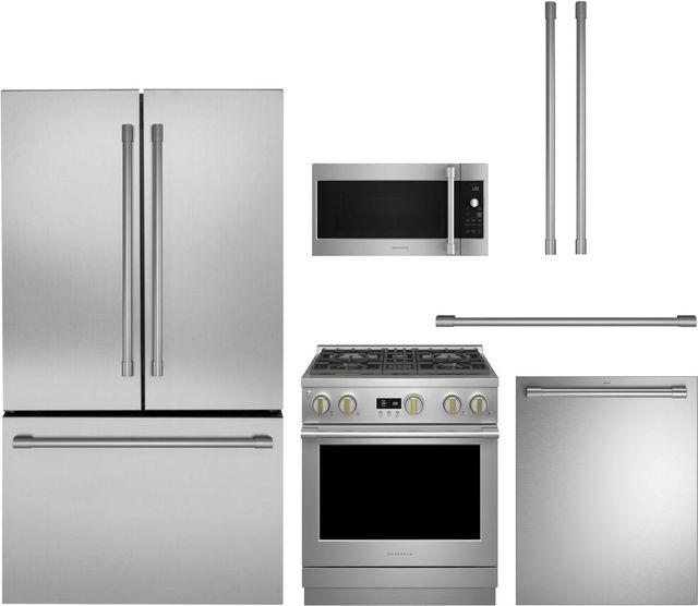 Monogram® 5 Piece Stainless Steel Gas Kitchen Package-0