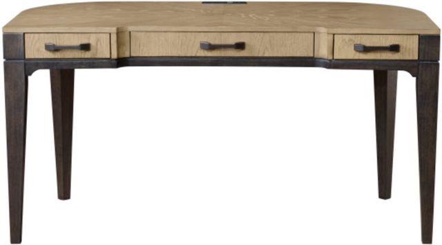 Emerald Home Sutton Place Caramel Desk with Cocoa Base-3