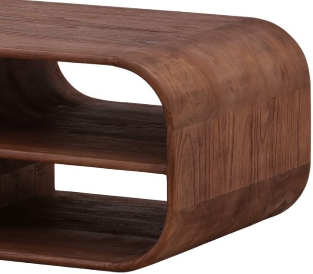 Dovetail Furniture Gaetan Medium Brown Coffee Table-3