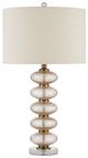 Currey & Company Zebulon Clear/Gold Table Lamp-0