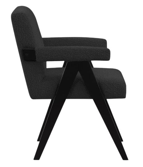 Meridian Furniture Woodloch Black Accent Chair-3