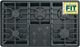 GE® 36" Black Built-In Gas Cooktop-2