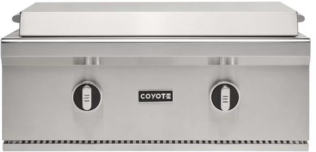 Coyote® 2-Burner Stainless Steel Flat Top Built-In Liquid Propane Grill-2
