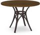 Amisco Customizable Kai Round Dining Table with 42" Solid Birch Top-0