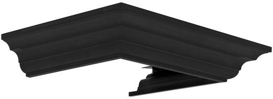 ZLINE Black Stainless Steel Range Hood Crown Molding-2