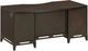 aspenhome® Sutton French Roast 66" Curved Executive Desk-3