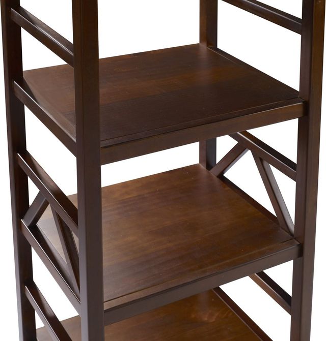 Linon Titan Antique Tobacco Bookcase-3