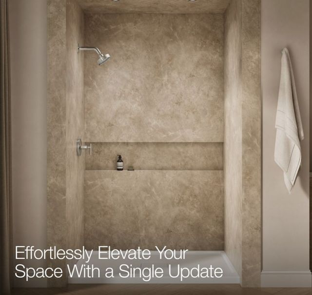 KOHLER® Purist® Rite-Temp® Vibrant Polished Nickel Shower Trim Kit with Lever Handle-4