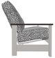 Telescope Casual Leeward Agra Classic/Warm Gray Fabric/Polymer Outdoor MGP Cushion Supreme Three-Seat Sofa with Chestnut Rustic Polymer Arms-2