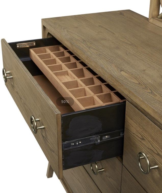 Bernards Elure Latte Hi-Leg Dresser-4