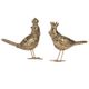 A & B Home 2-Piece Gold Bird Accent Set-0
