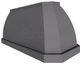 Vent-A-Hood® Designer Series 66" Gunsmoke Island Range Hood-3