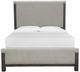 Magnussen Home® Plum Creek Elite Dove/Ravenwood Black King Upholstered Panel Headboard-1