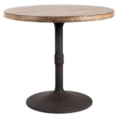 Nest Home Collections Sadie Antique Natural 48" Round Bar Table-0
